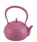 南部鉄瓶　梔子　さくら文様ピンク